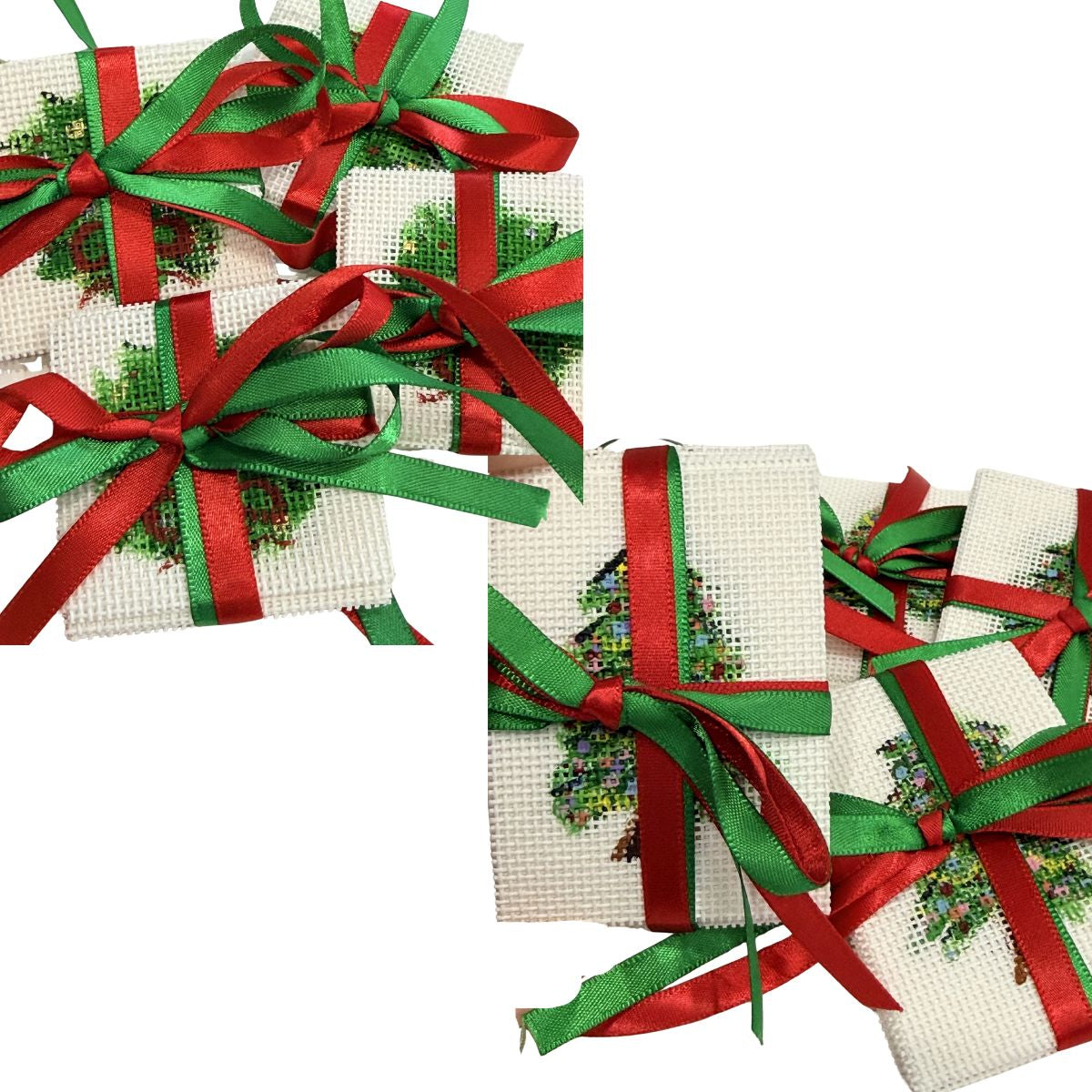 Christmas Tree Hang Tag Needlepoint Canvas