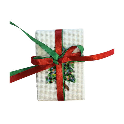 Christmas Tree Hang Tag Needlepoint Canvas