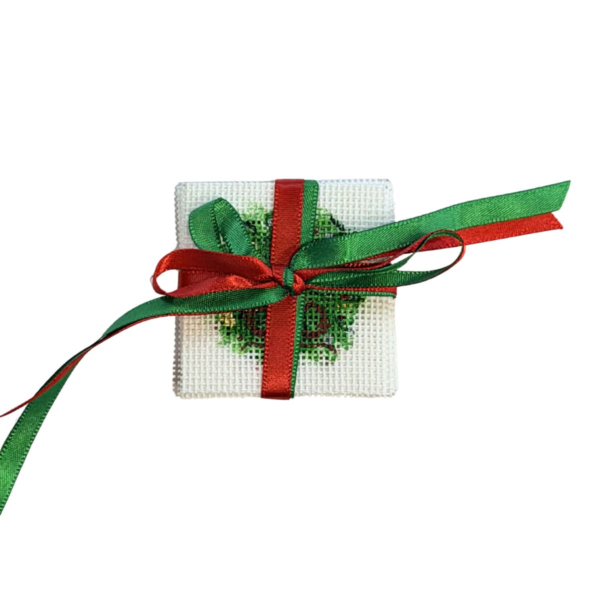 Christmas Tree Hang Tag Needlepoint Canvas